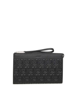 SALVATORE FERRAGAMO: clutches - Gancini-Embossed Pouch