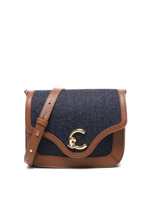 COCCINELLE: Schultertaschen - Schultertasche - Denim