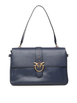 Pinko: shoulder bags - Love Bag Slouchy Maxi Leather Shoulder Bag