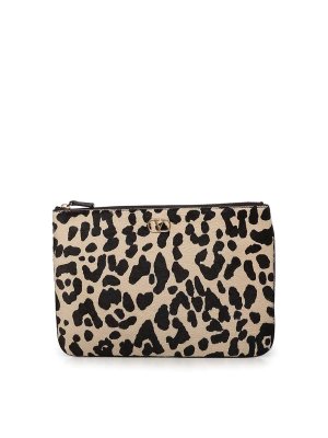 VALENTINO GARAVANI: クラッチバッグ - クラッチバッグ - ブラウン