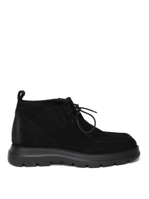 GIULIANO GALIANO: boots - Caviar Suede Ankle Boot