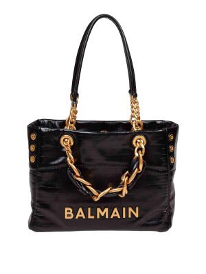Balmain: totes bags - Balmain 1945 Soft Cabas Small