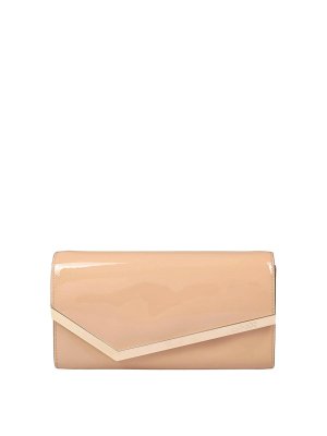 JIMMY CHOO: クラッチバッグ - クラッチバッグ - ベージュ