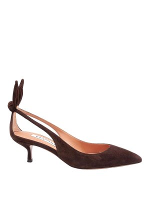 Aquazzura: scarpe décolleté - Decollete Bow Tie Pump 50