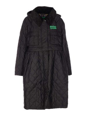 BARBOUR: padded jackets - Black Quilted Down Jacket