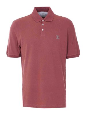BRUNELLO CUCINELLI: polo shirts - Coral Polo