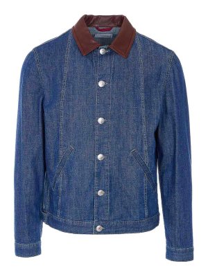 BRUNELLO CUCINELLI: casual jackets - Denim Jacket With Frontal Buttons Closure
