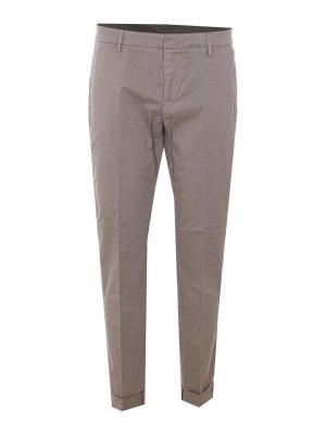 DONDUP: casual trousers - Beige Gaubert Pants
