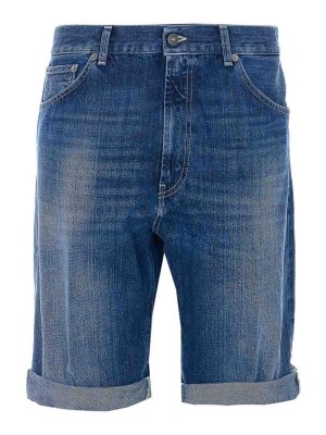 DONDUP: Trousers Shorts - Denim Lenz Shorts