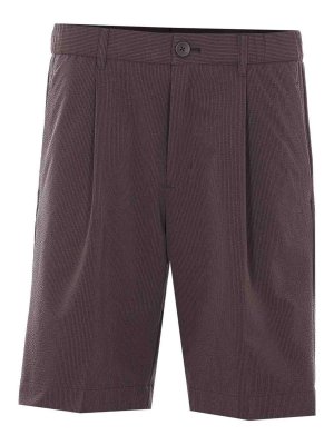 HERNO: Trousers Shorts - Brown Shorts
