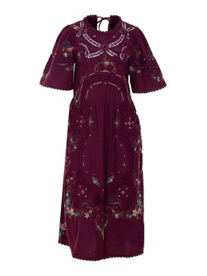 SEA NEW YORK: Knielange Kleider - Knielanges Kleid - Rot