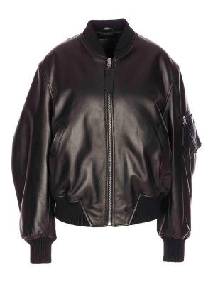 The Attico: Chaquetas Bomber - Chaqueta Bomber - Negro
