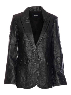 ZADIG&VOLTAIRE: leather jacket - Black Valse Leather Jacket