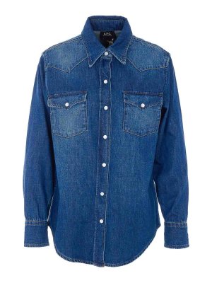A.P.C.: shirts - Denim Shirt