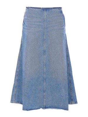 ALEXANDER WANG: gonne al ginocchio  e longuette - Gonna a linea A a vita bassa