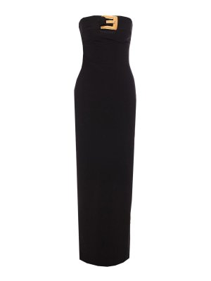 Balmain: Vestidos largos - Vestido Largo - Negro