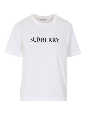 BURBERRY: T-shirts - T-Shirt - Blanc