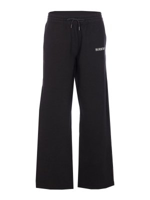 BURBERRY: pantaloni sport - Pantaloni sportivi neri