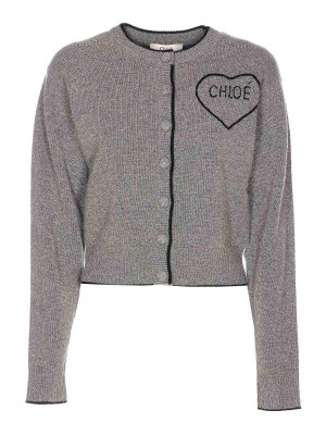CHLOE': cardigan - Cardigan Grigio