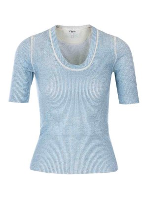 CHLOE': T-shirts - T-Shirt - Blau