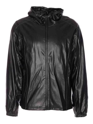 DIESEL: casual jackets - Blakc J-Hives Jacket With Frontal Zip Closure