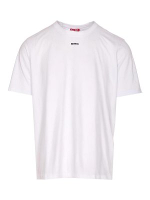 DIESEL: t-shirts - White T-Adjust-V6 T-Shirt