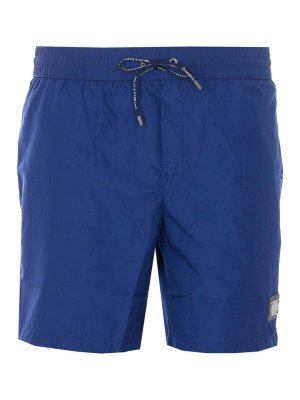 DOLCE & GABBANA: one-piece - Plaque Logo Swimwear