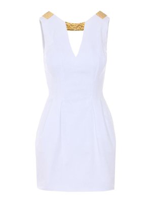 ELISABETTA FRANCHI: short dresses - White Mini Dress