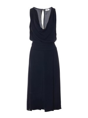 ELISABETTA FRANCHI: ニーレングスドレス - 膝丈ドレス - 黒