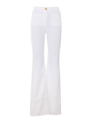 ELISABETTA FRANCHI: jeans skinny - Pantaloni di jeans bianchi