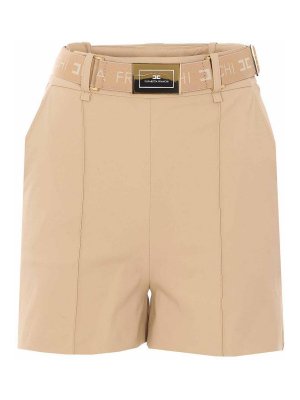 ELISABETTA FRANCHI: Shorts - Shorts - Beis