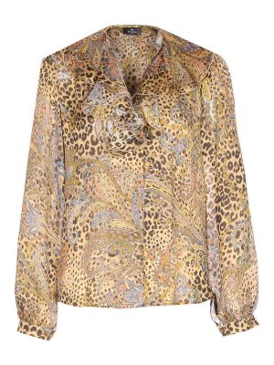 ETRO: shirts - Multicolor Paisley Shirt