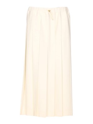 FABIANA FILIPPI: Knee length skirts & Midi - White Skirt