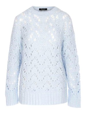FABIANA FILIPPI: crew necks - Light Blue Sweater