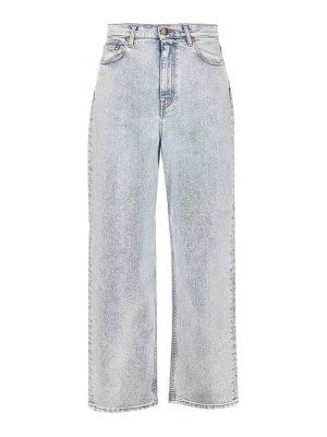 FABIANA FILIPPI: Jeans Rectos - Vaqueros Rectos - Azul