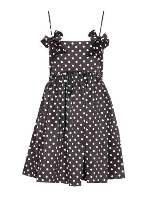 GANNI: ニーレングスドレス - 膝丈ドレス - 黒