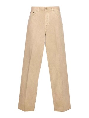 HAIKURE: Straight Leg Jeans - Straight Leg Jeans - Beige