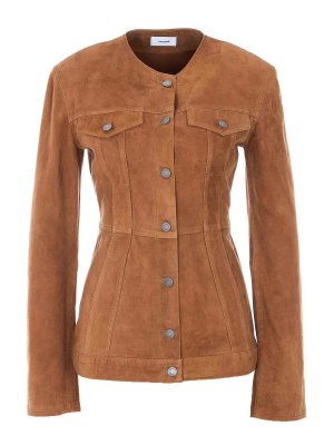 HAIKURE: leather jacket - Suede Jacket