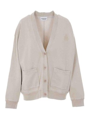 Isabel Marant Etoile: cardigan - Cardigan Stephy beige