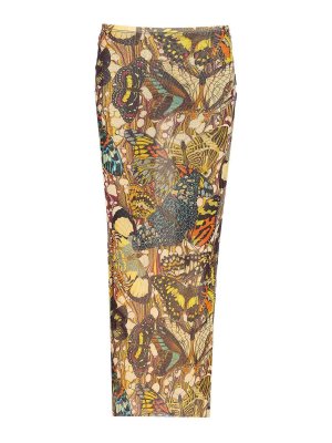 JEAN PAUL GAULTIER: Knielange und Midi Röcke - Midirock - Gelb