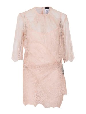 Liu Jo: abiti al ginocchio - Abito in pizzo rosa