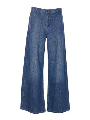 Liu Jo: flared jeans - Blue Denim Pants