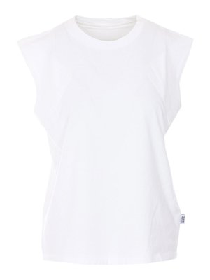 MM6 MAISON MARGIELA: Top e canotte - Parte superiore bianca