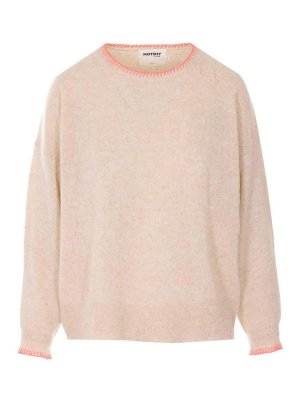 NOTSHY: Suéteres con cuello pico - Suéter Cuello Redondo - Beis