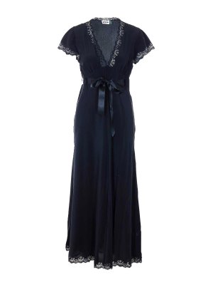 RIXO: knee length dresses - Black Marlice Dress