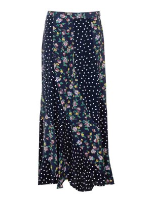 RIXO: gonne al ginocchio  e longuette - Gonna Gracella Blu