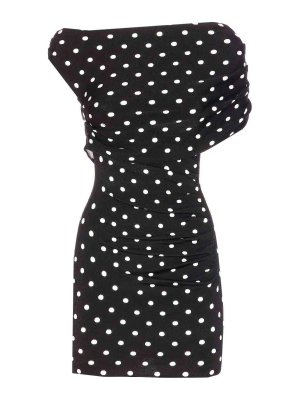 Self Portrait: abiti al ginocchio - Miniabito a pois