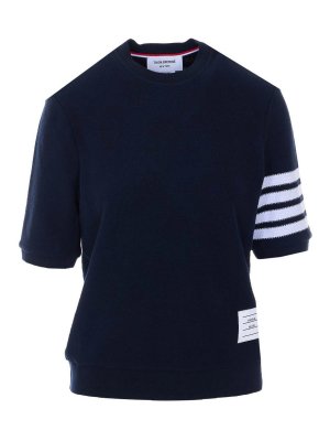 THOM BROWNE: T-shirts - T-Shirt - Blau
