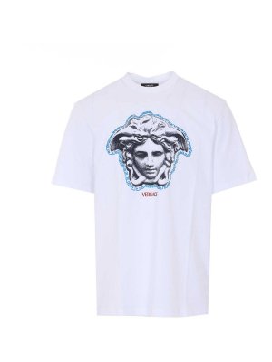 VERSACE: t-shirts - White T-Shirt