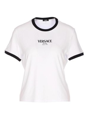 VERSACE: T-shirts - T-Shirt - Weiß